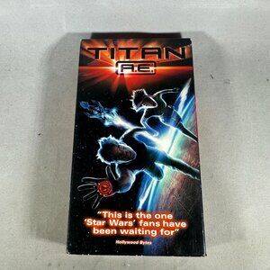 Titan AE PG Matt Damon 20th Century Fox VHS 2000 SciFi Adventure Animated Movie